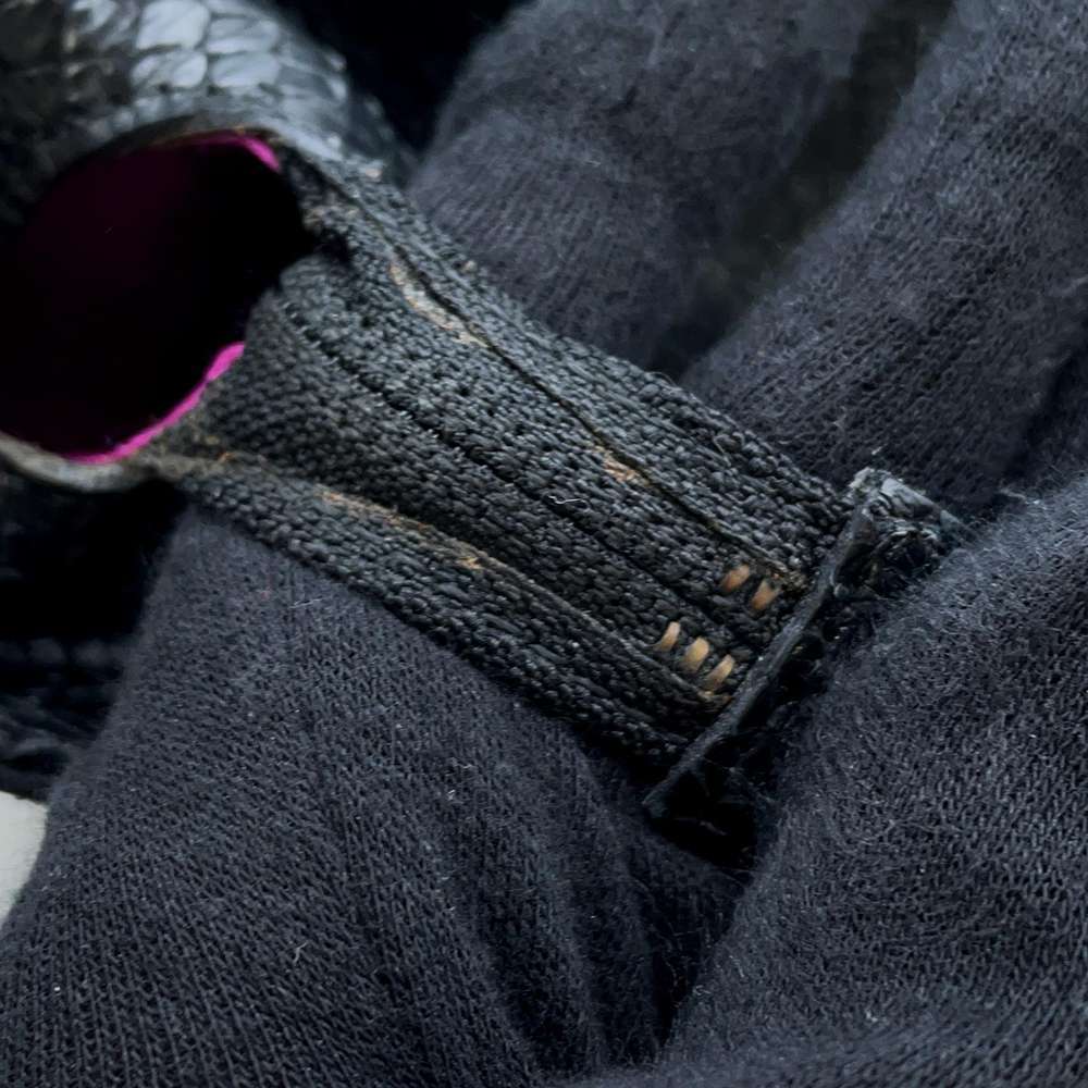 Fendi Python Tote Bag Black - image 7